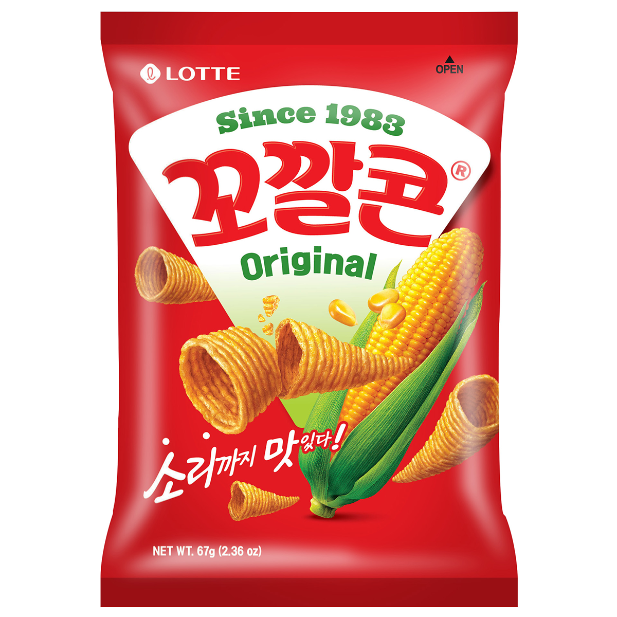 Lotte Corn Snack Original