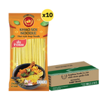Rabbit Brand Khao Soi noodles in dry grocery package, showcasing the fresh, authentic Thai noodle product.