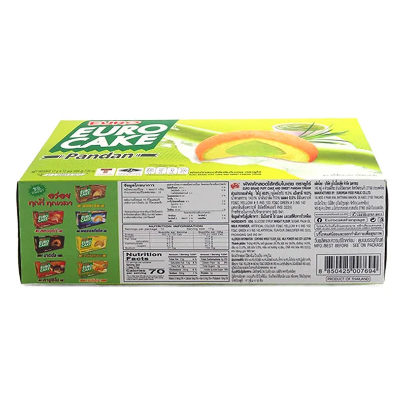 Euro Cake Pandan 17g x12