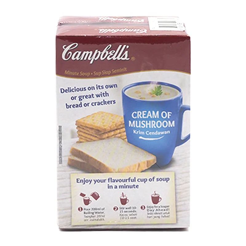 Campbell's Instant Soup Cream Of Mushroom 63.3g x2
