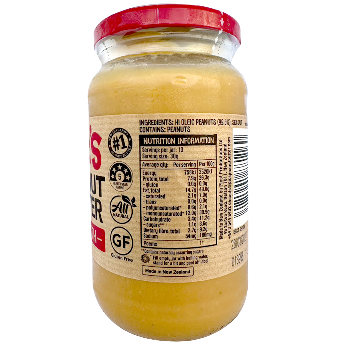 Pic's Peanut Butter Smooth