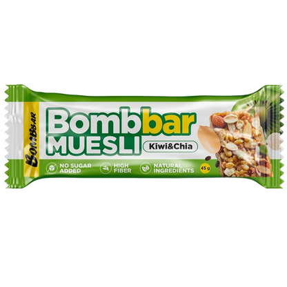 Bombbar Muesli Bar Kiwi-Chia