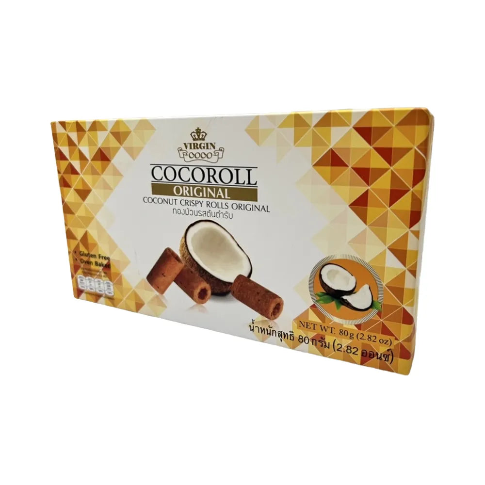 VIRGIN Coco VIRGINCOCO Coconut Crispy Roll Original .
