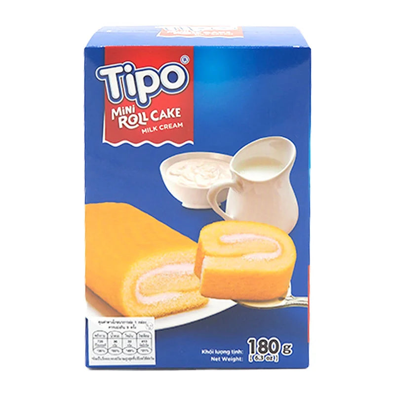 Tipo Mini Roll Cake Milk 20g