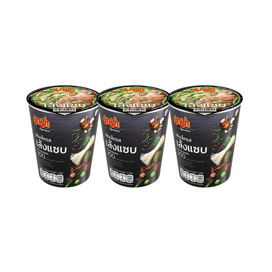 MAMA Cup Thin Noodles Leng Sab Pack Of 3 Cups