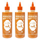 J-LEK Sriracha Chili Sauce with Mayonnaise, 490g bottles, creamy spicy condiment in a pack of three.