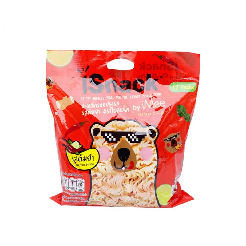 ISNACK Tom Yum Flavor Pack Of 12 Packets