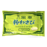 House Wasabi Powder 300g in a clear container, dry grocery product with green wasabi powder visible inside.