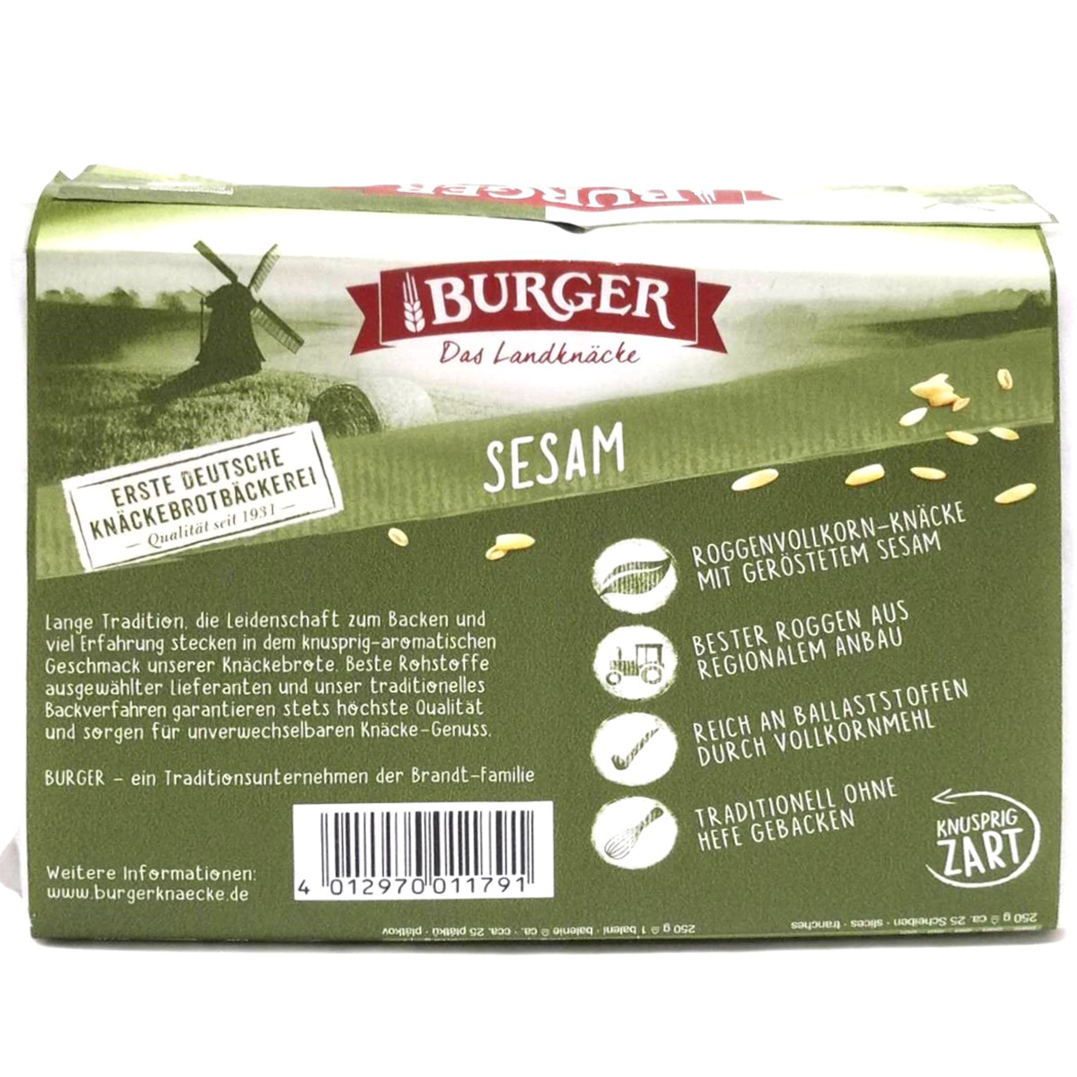 Burger Sesam Crispbread