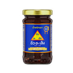 Chua HAH Seng Original Chilli Paste 114g jar, showcasing red chili paste in a clear glass container for dry grocery use.