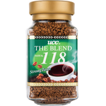 Ucc Coffee 118 drink in a clear glass, showing a dark coffee beverage with a smooth surface and subtle branding.