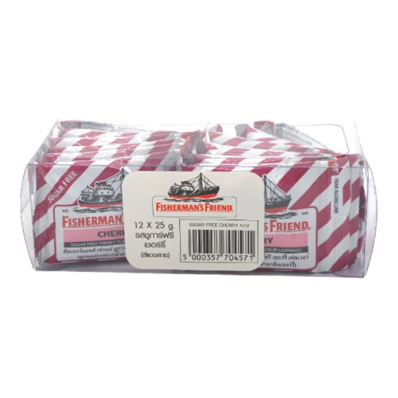 Fishermans Friend Sugar-Free Cherry Lozenges x12