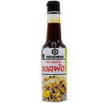 Kikkoman Tasty Stir Fry grocery product, featuring a jar of savory stir fry sauce with a label displaying ingredients and brand logo.