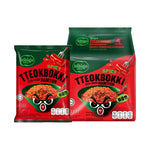 BIBIGO Bibigo Instant Noodles Stir Fried Ramyun Spicy Tteokbokki flavor in a dry grocery package, ready for quick spicy ramen meal