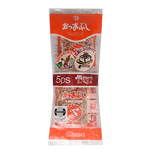 Dried Katsuobushi flakes from Marotomo, a Japanese grocery product used for seasoning and adding umami flavor to dishes.
