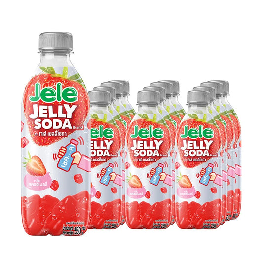 JELE Jelly Soda Strawberry Flavour 250g x12