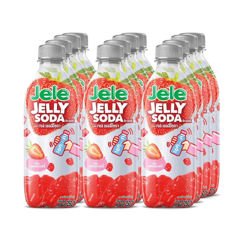 Jele Jelly Soda Strawberry Flavour 250g x12
