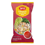 Aro Grilled Pork Sauce 1kg bottle in a clear glass container, ideal for enhancing grilled pork dishes in dry grocery shopping.