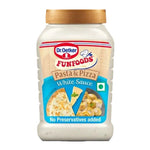 Dr. Oetker Pasta and Pizza White Sauce in 285g dry grocery package, creamy sauce for pasta or pizza dishes.