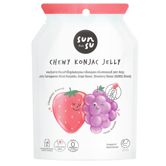 Sunsu Juicy Jelly Grape & Strawberry
