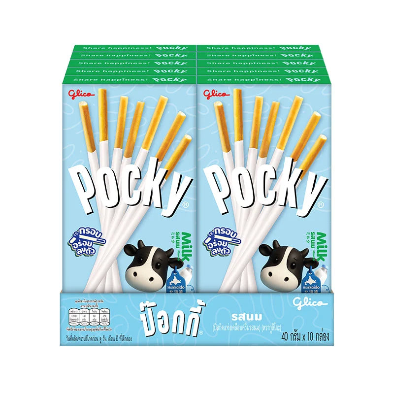Glico Pocky Biscuit Stick Milk 40g x10