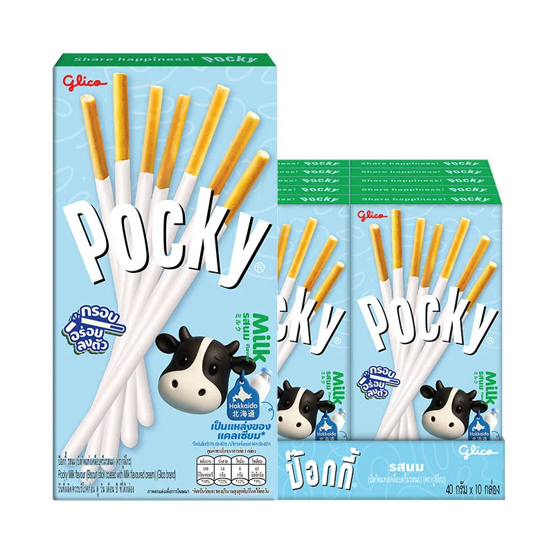 Glico Pocky Biscuit Stick Milk 40g x10