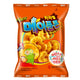 CROWN Caramel Corn Maple snack package, 74g, featuring caramel-coated popcorn with maple flavor on the front.
