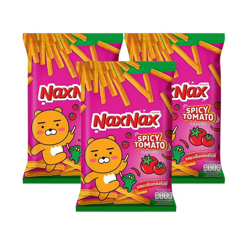 NAXNAX Baked Stick Snack Spicy Tomato 65g x3