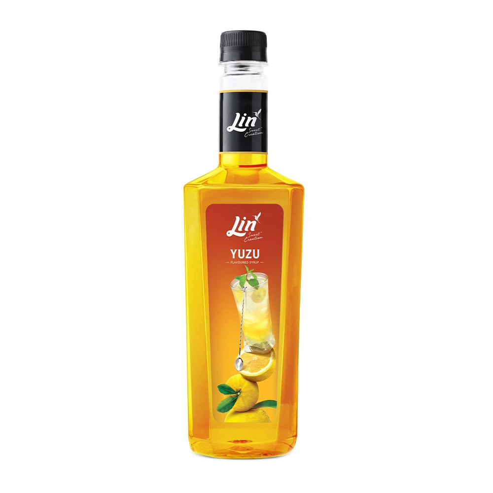 Lin Syrup Yuzu Orange Scent Syrup For Mixing Drinks (size .)