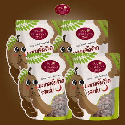 Sriwanna Gold Spicy Sweet Tamarind 45g x4
