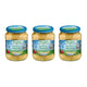 DEVELEY sour pickled cabbage in 680g bottles, showing three jars with fermented, tangy cabbage ready for use.