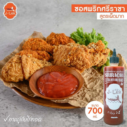 J-lek Sriracha Chili Sauce Very Spicy Formula Bottles 765g