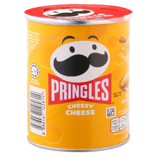 Pringles Potato Crisps Cheesy Cheese Flavor