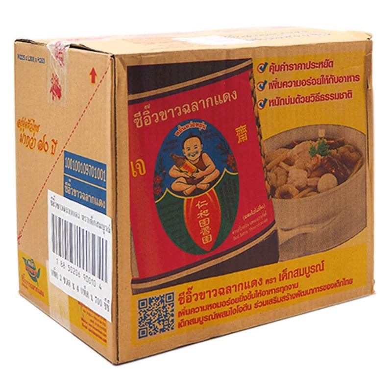 Healthyboy DEK SOM Boon Soy Sauce Red Label 700ml x12