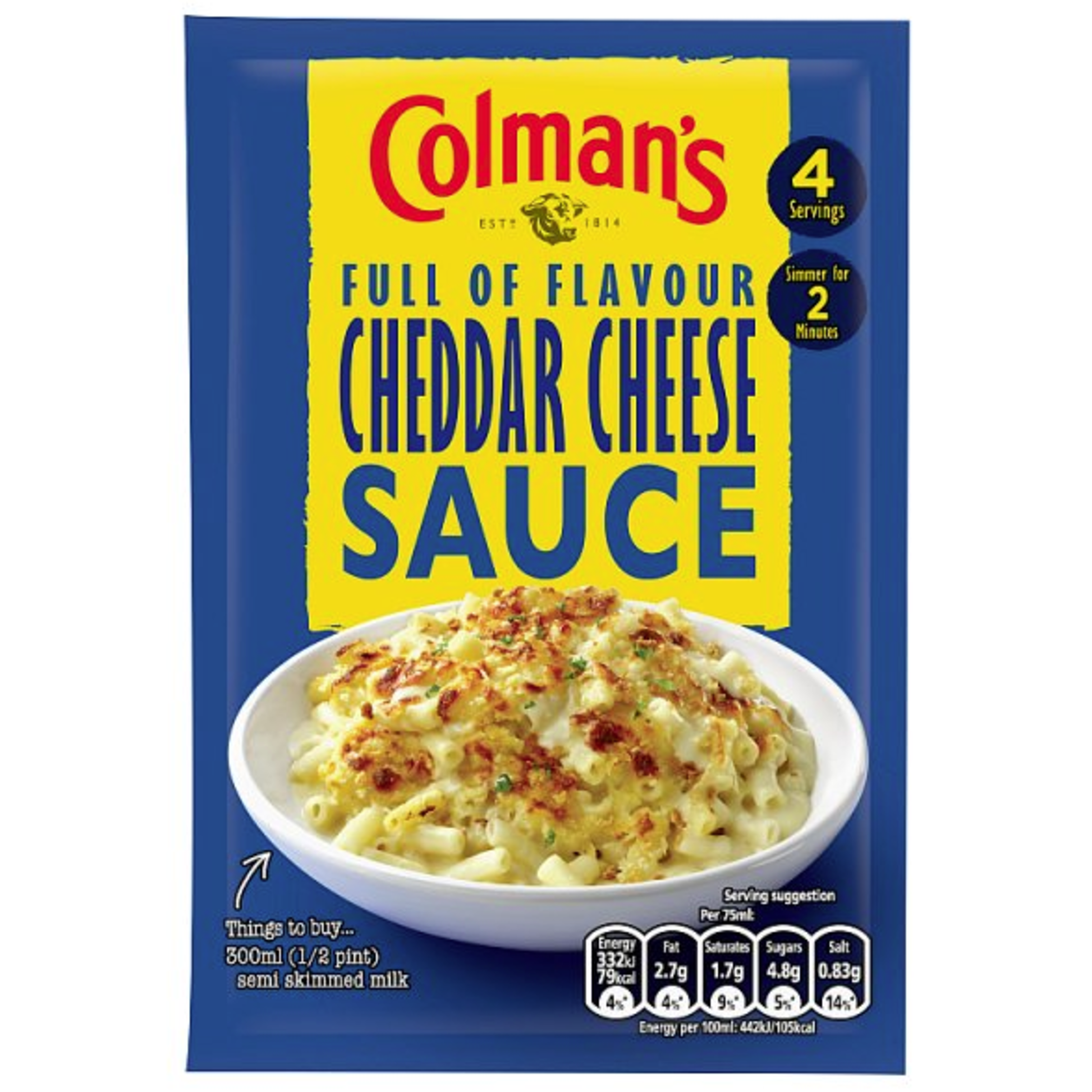 Colman's Cheddar Cheese Sauce