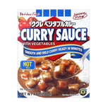 House vegetable curry sauce in 200g dry grocery pack, hot and flavorful, ideal for making spicy vegetable curry.