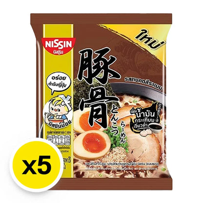 Nissin Premium Bag Tonkotsu Ramen 60g x5