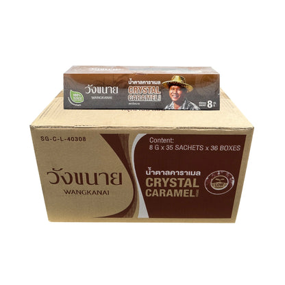 Wangkanai Caramel Sugar Sachets . 35 Sachets/box X 36 8g