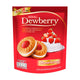 Dewberry Strawberry Cookies in 144g package with fresh strawberry filling and crunchy cookie exterior.