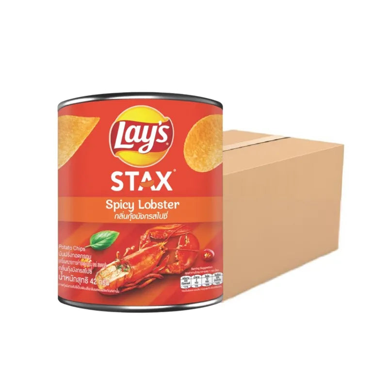 LAYS STAX SPICY LOBSTER 42g x24