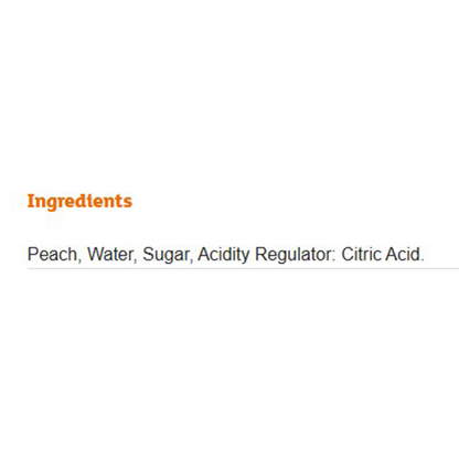 Sainsbury's Peach Halves In Syrup