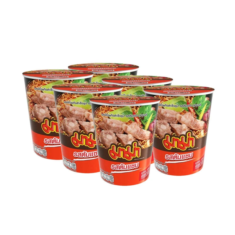 MAMA Cup Spicy Soup Flavor Pack Of 6 Cups