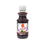 J-lek Jaew Dipping Sauce in a 240g plastic bottle, typical of dry grocery products, with a label featuring Thai cuisine branding.