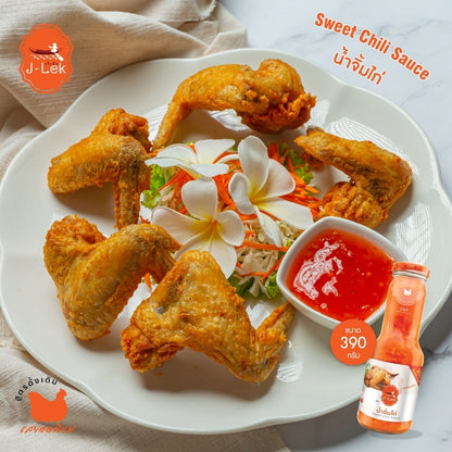 J-lek Jae Lek Chicken Sauce Glass Bottle Bottles 390g