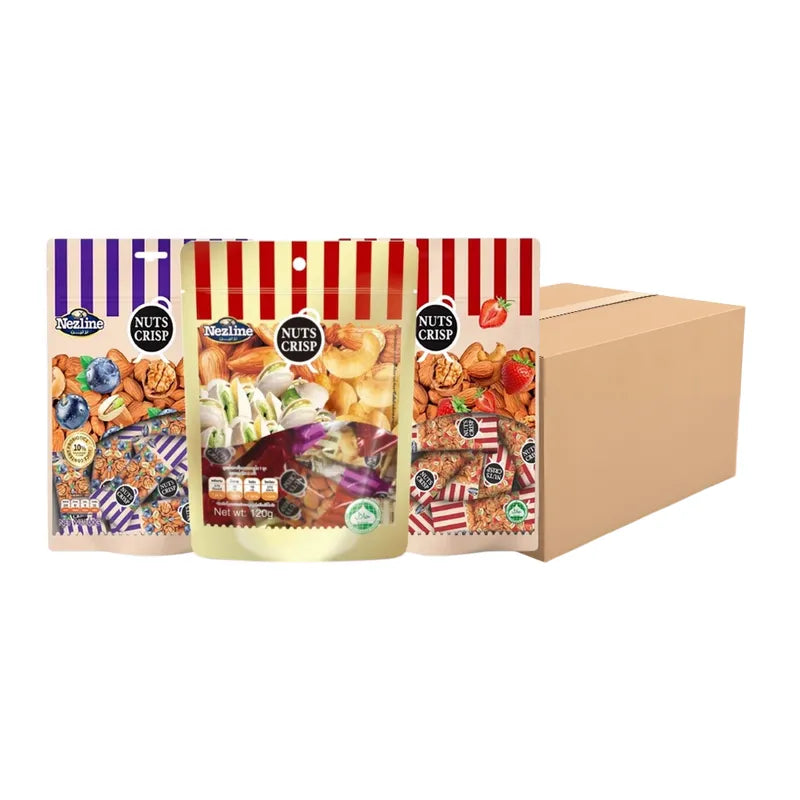 Nezline [half A Box 25 Packs] () Nuts Crips Various Nut Flavors