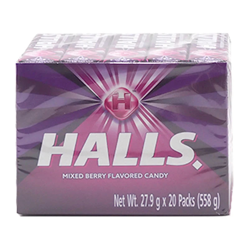 Halls Mixed Berry 9 Tablets x20
