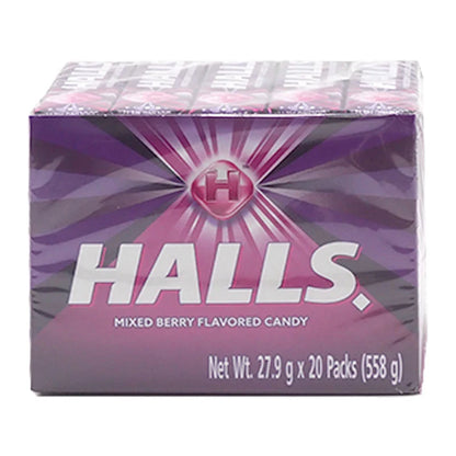 Halls Mixed Berry 9 Tablets x20