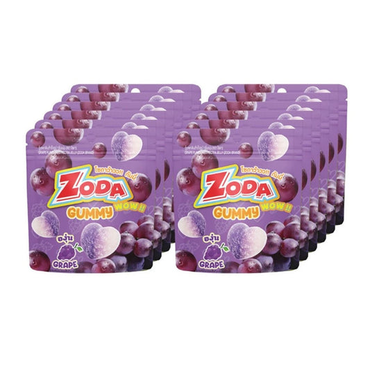 ZODA Wow Gummy Grape Flavor 12x(dozen) 45g