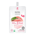 Jelly B Peach Drinkable Konjac Jelly, a confectionery snack with peach flavor and smooth, translucent jelly texture.