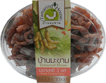 Tamarind House Honey Tamarind Spicy confectionery snack in a clear package, showcasing the tamarind and spicy seasoning.
